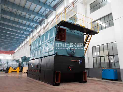 6tph SZL Packaged Chain Grate Steam Boiler In Bangladesh