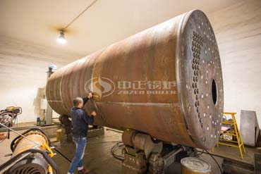 29MW gas-fired hot water boiler for heating industry