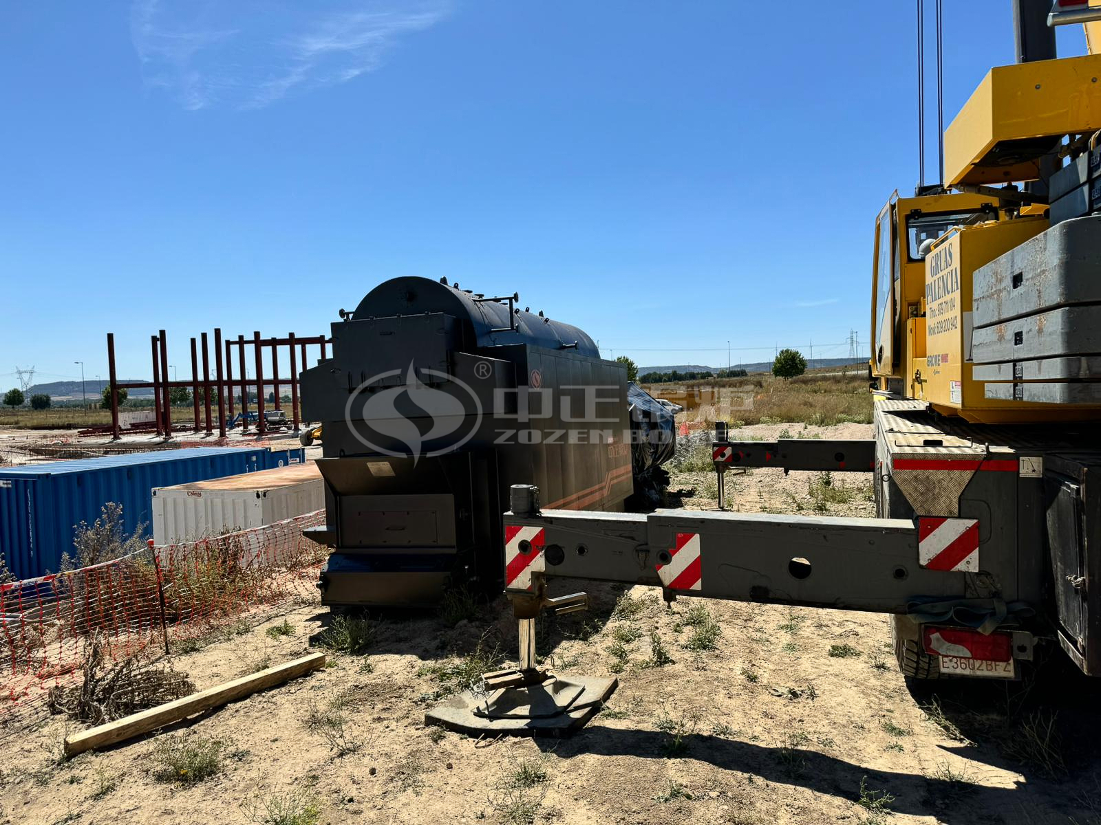 4 Tons Biomass Steam Boiler for Food Processing Industry in Spain