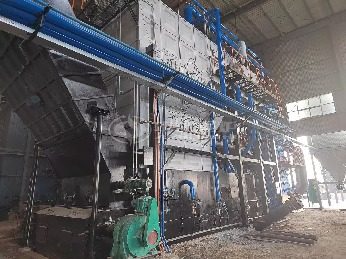 20 Tph Biomass ZOZEN Third-Generation Water Tube Steam Boiler for Heating Industry